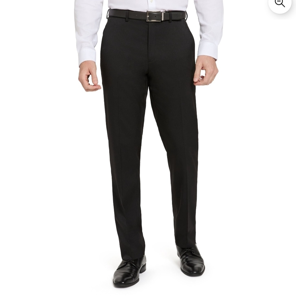 Perry Ellis Men's Black Dress Pants